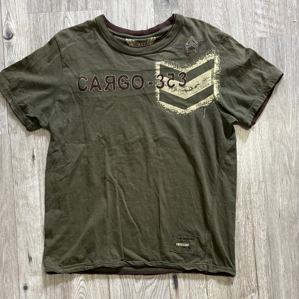 Green Cargo Graphic T-Shirt